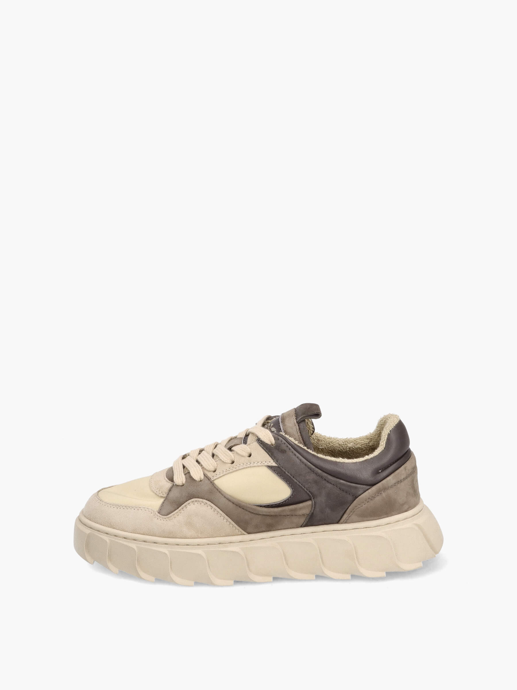 AW24-LIMA28-taupe-grey-000-000-Apple-of-Eden_1_BM Sneaker im Material Mix taupe/grey, Bekleidung, Schuhwerk, Schuh, Sneaker, Wildleder