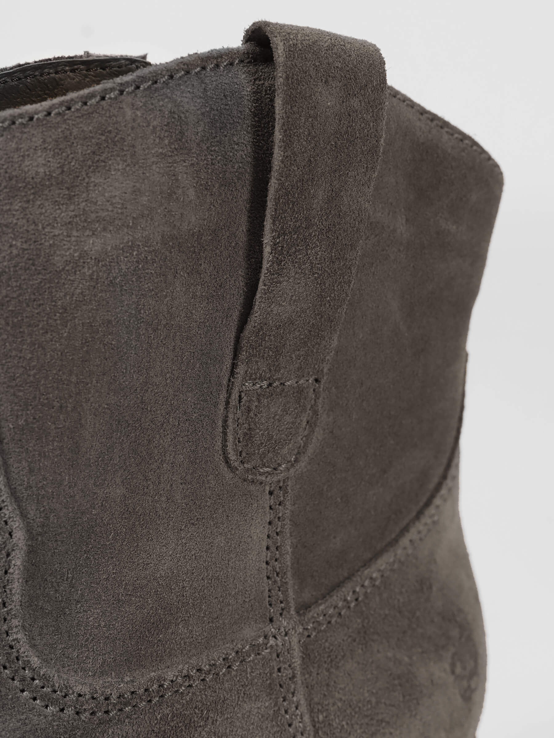 Cowboy Boots grau, Wildleder