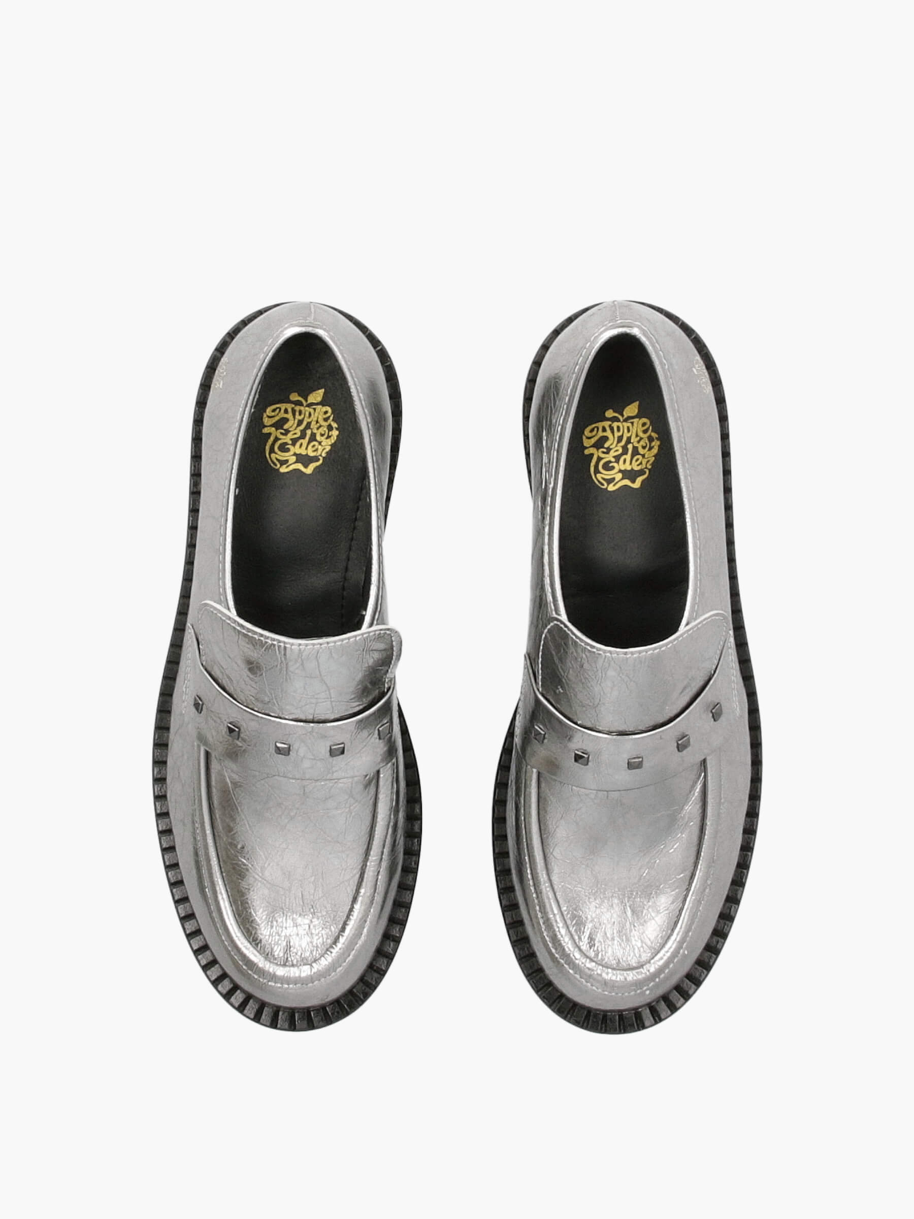 AW24-CANCUN46-000-000-Apple-of-Eden_5_BM Penny-Loafer silber, Bekleidung, Schuhwerk, Schuh, Sneaker, Sandale