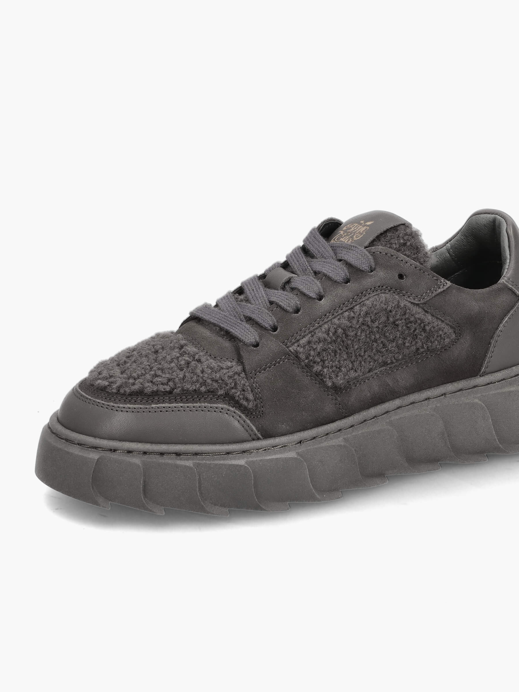 Sneaker dunkelgrau, Wildleder, Kleidung, Schuhwerk, Schuh, Sneaker