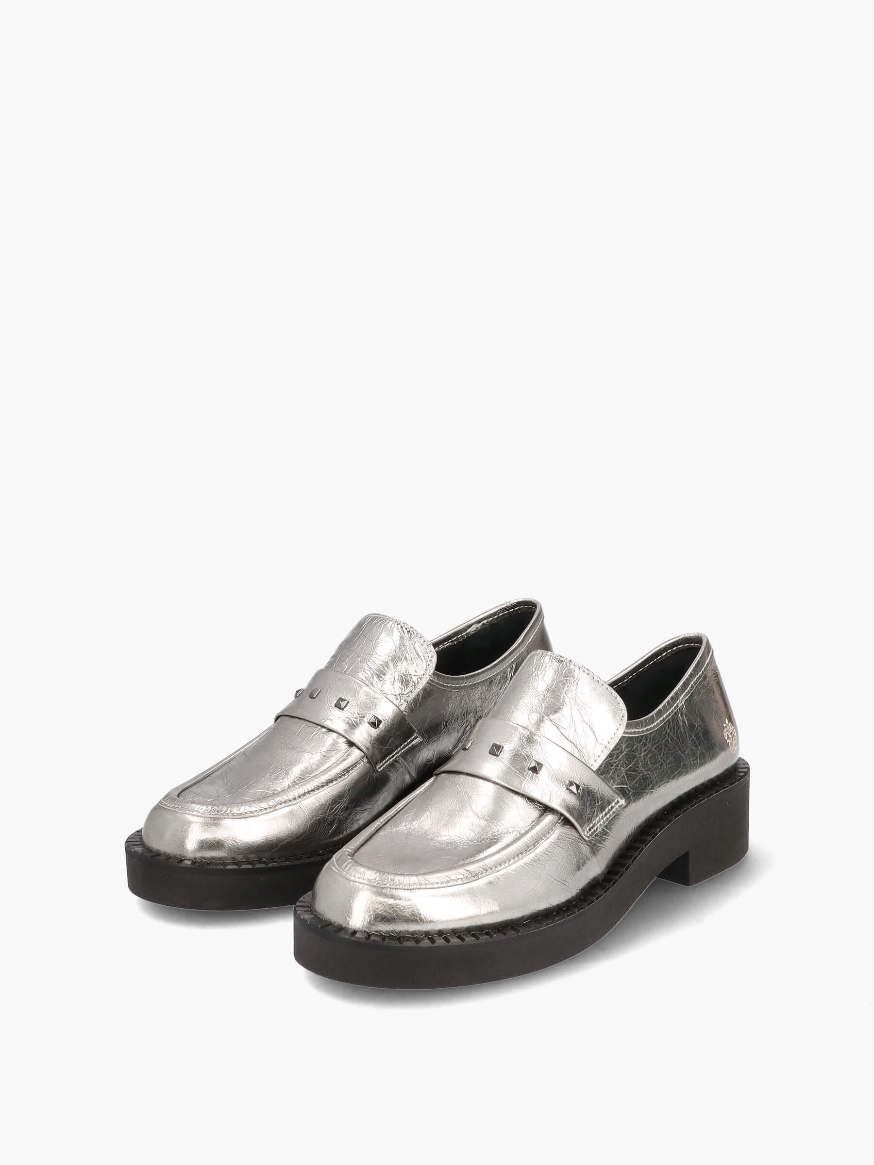 AW24-CANCUN46-000-000-Apple-of-Eden_1_BM Penny-Loafer silber, Bekleidung, Schuhwerk, Schuh, Sneaker