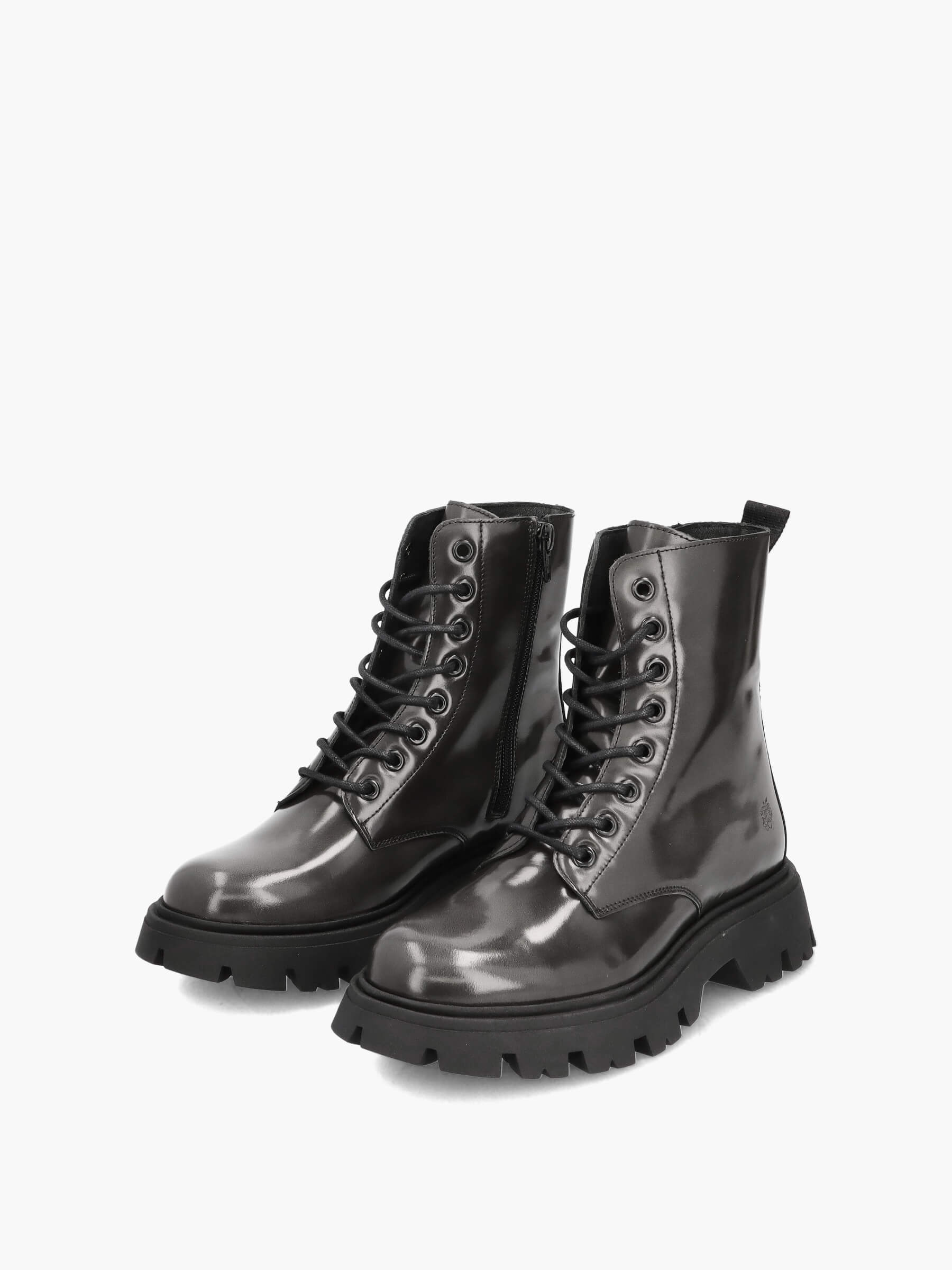 Schnürstiefeletten Grau, Bekleidung, Schuhwerk, Schuh, Stiefel