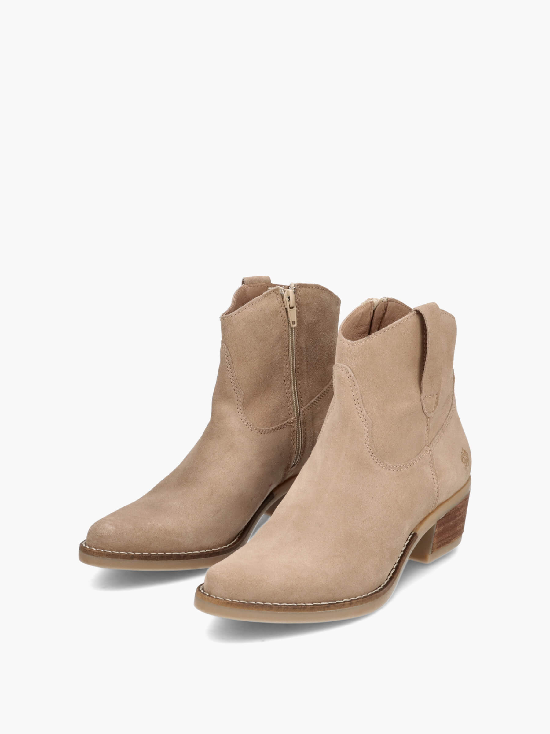 Cowboy Boots beige, Bekleidung, Schuhwerk, Schuh, Wildleder