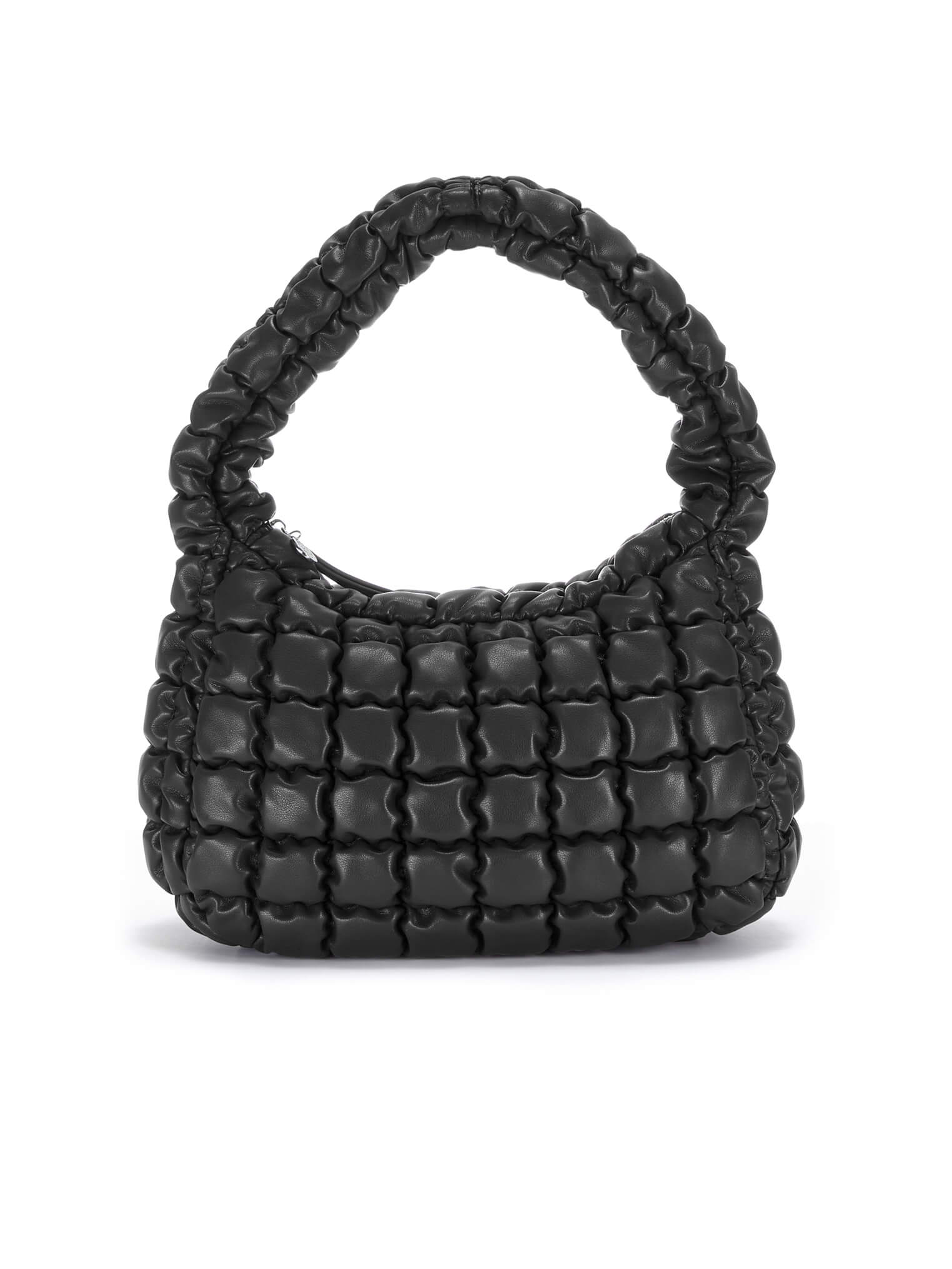 Cadiz_2100001_00_h Puffer Schultertasche black, Zubehor, Tasche, Handtasche, Geldbörse