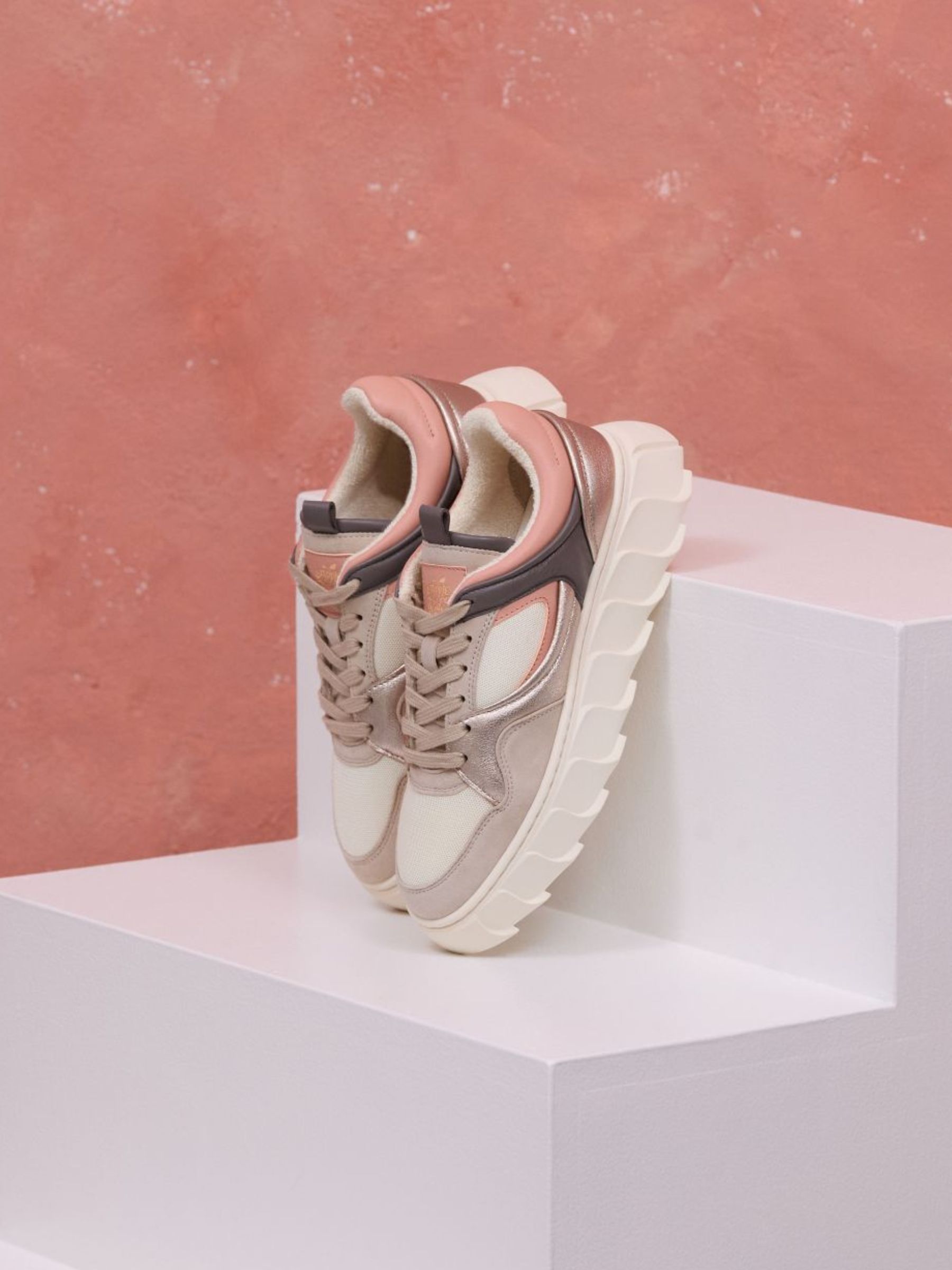 LIMAXX-dk grey/champagne, Bekleidung, Schuhwerk, Schuh, Sneaker, Sandale