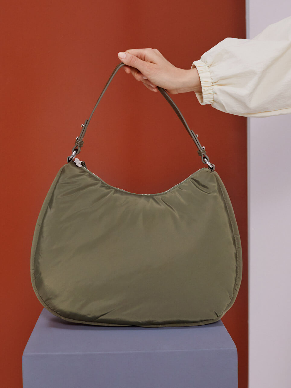 Hobo Bag khaki, Zubehor, Tasche, Handtasche, Geldbörse