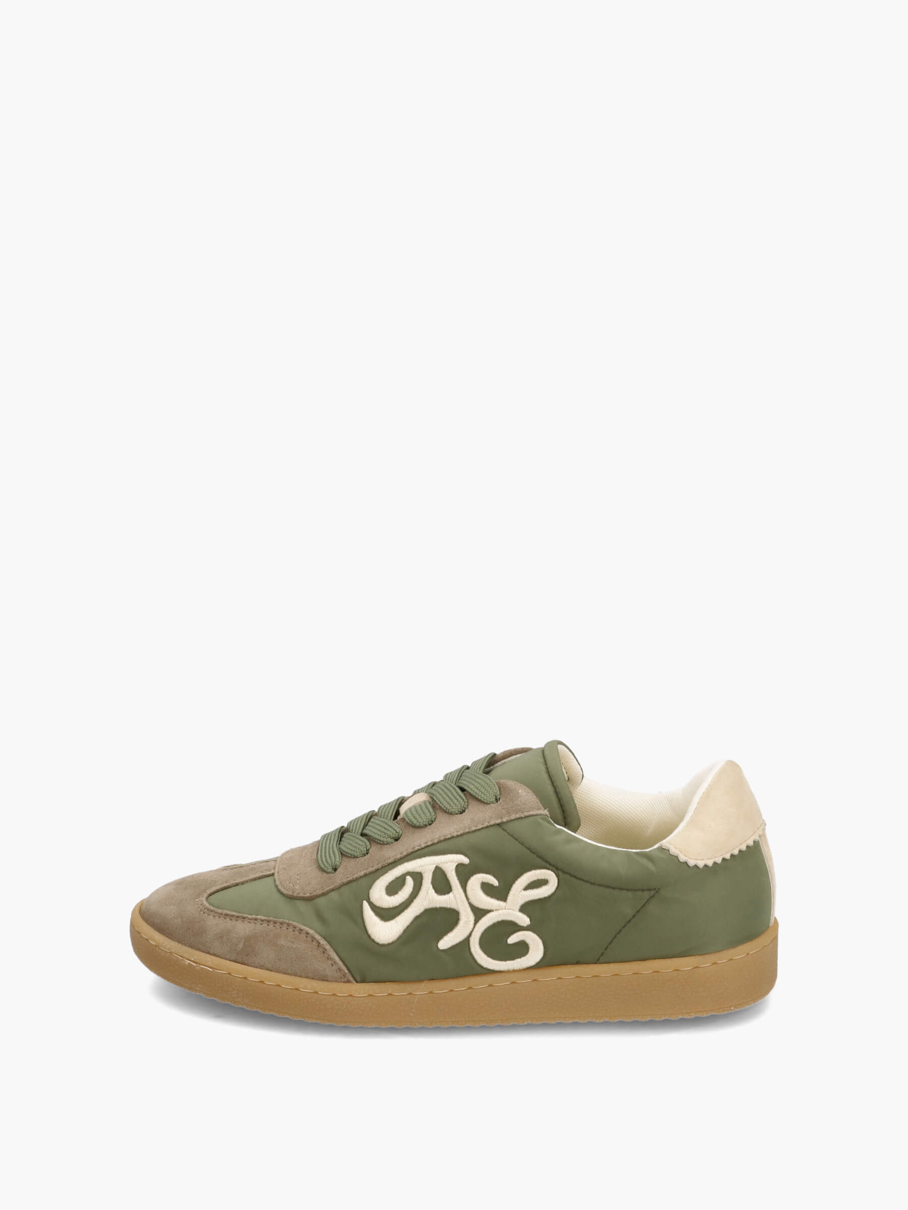 SALLYX-Khaki, Schuhwerk, Schuh, Sneaker, Wildleder, Leinwand