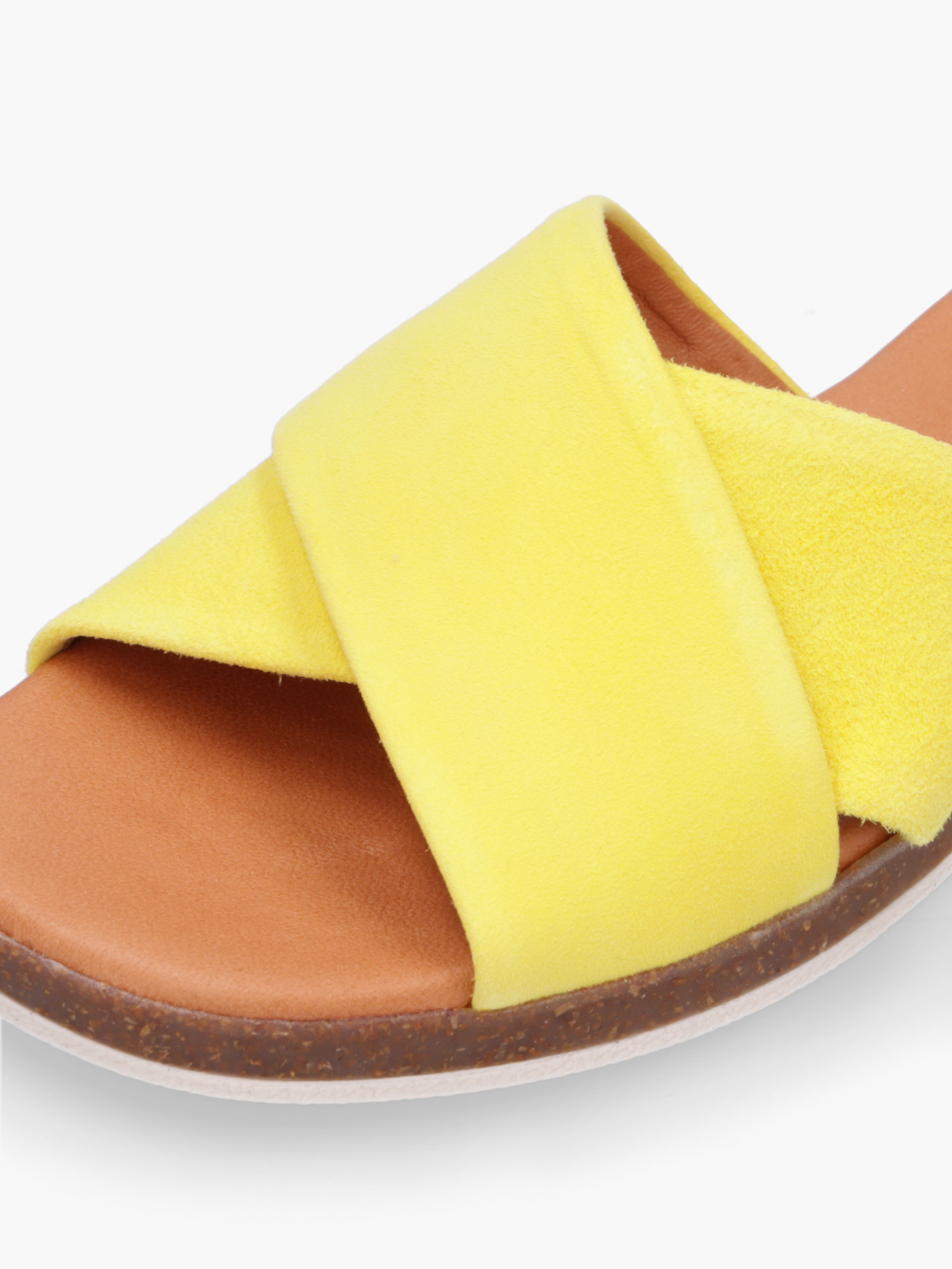 Sandalen mit gekreuzten Lederriemen, Bekleidung, Schuhwerk, Sandale