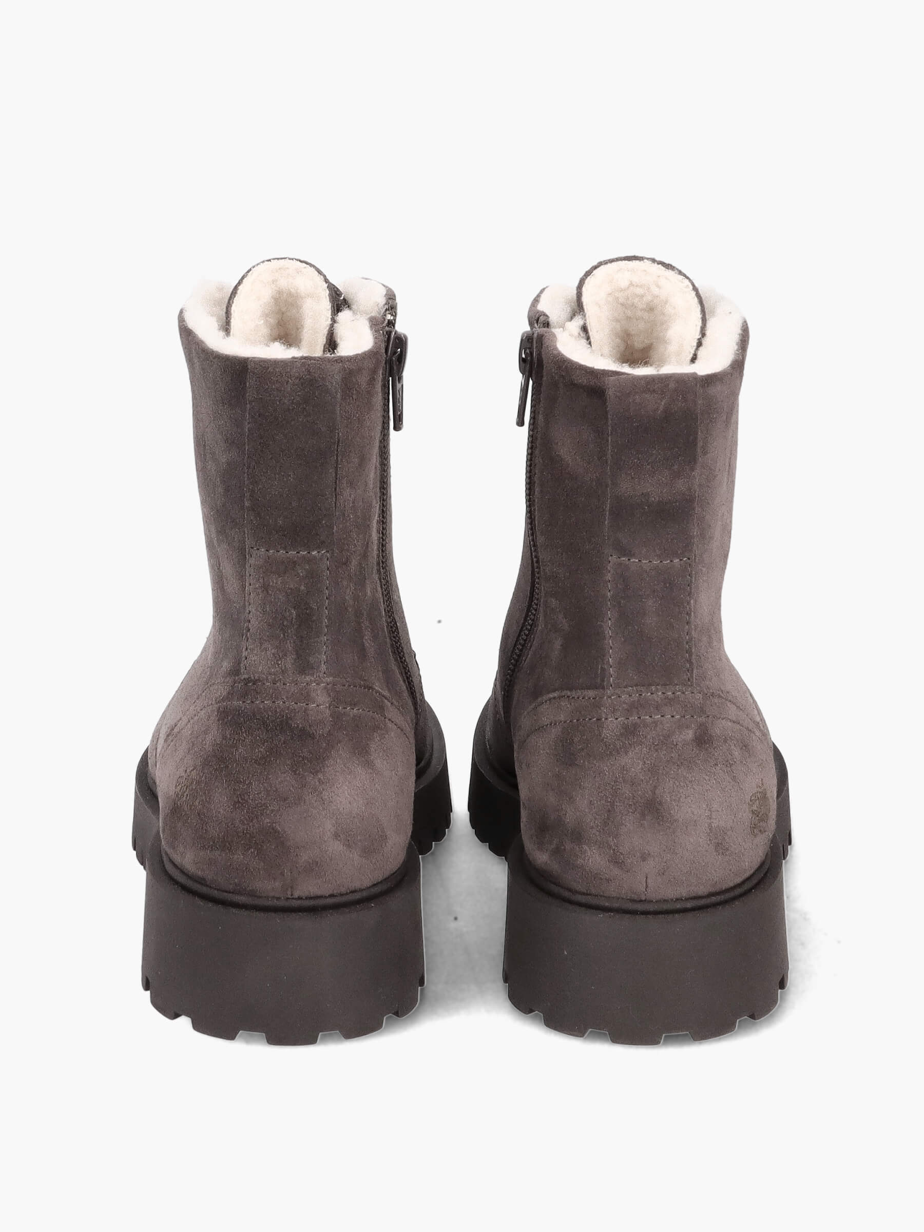 Schnürstiefeletten grau, Bekleidung, Schuhwerk, Schuh, Wildleder