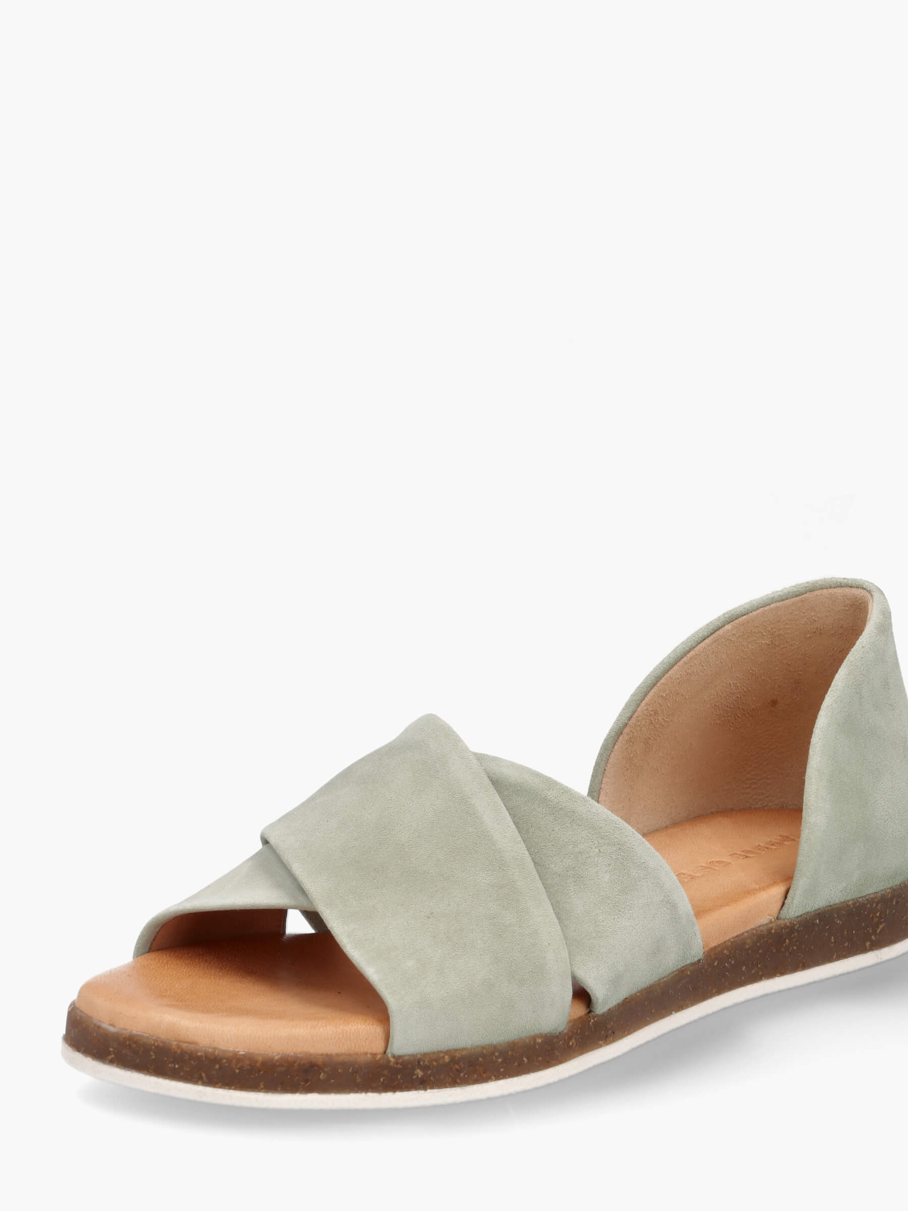 Sandalen mit gekreuzten Lederriemen, Bekleidung, Schuhwerk, Sandale