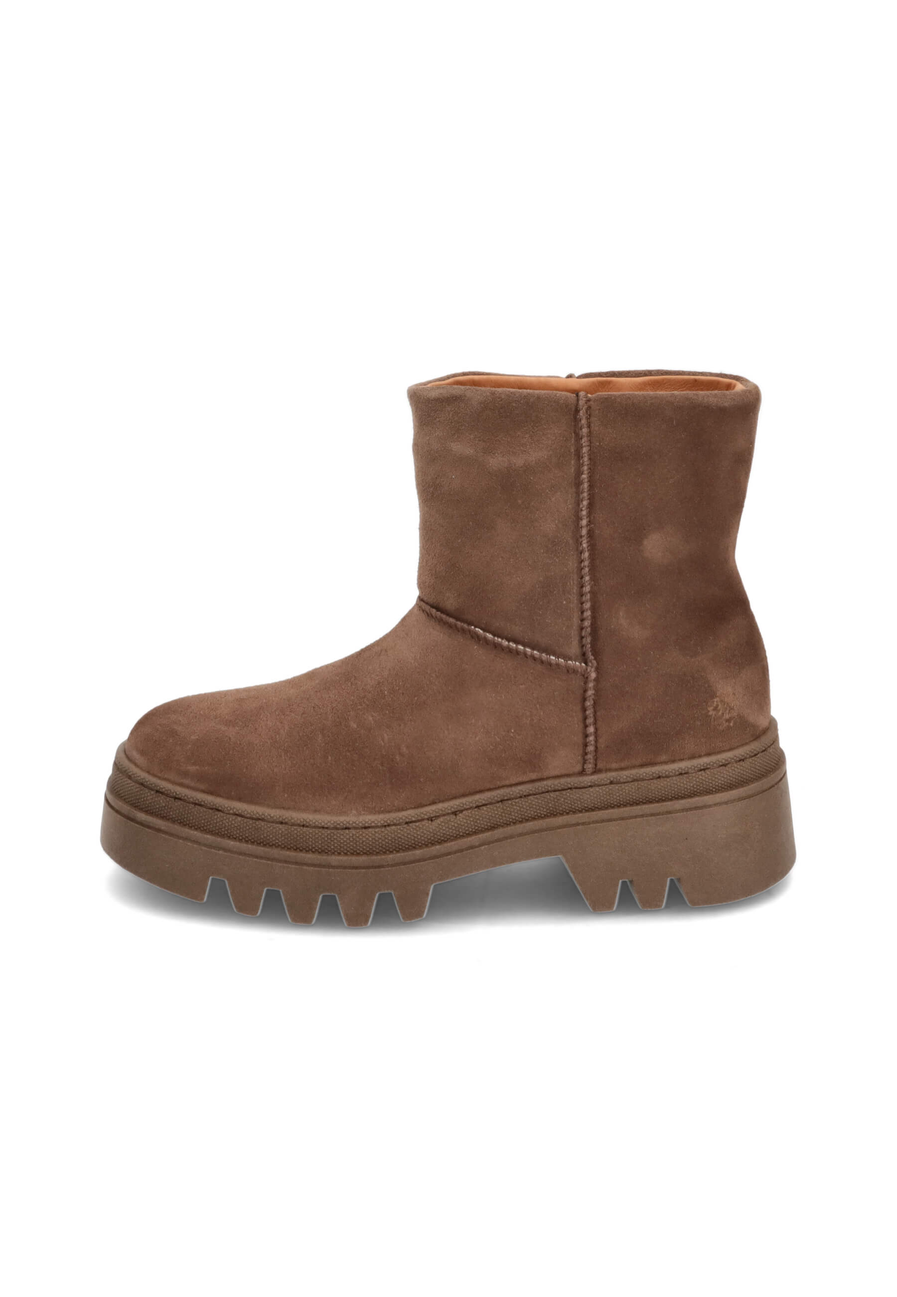  Stiefeletten brown, Bekleidung, Schuhwerk, Schuh, Wildleder