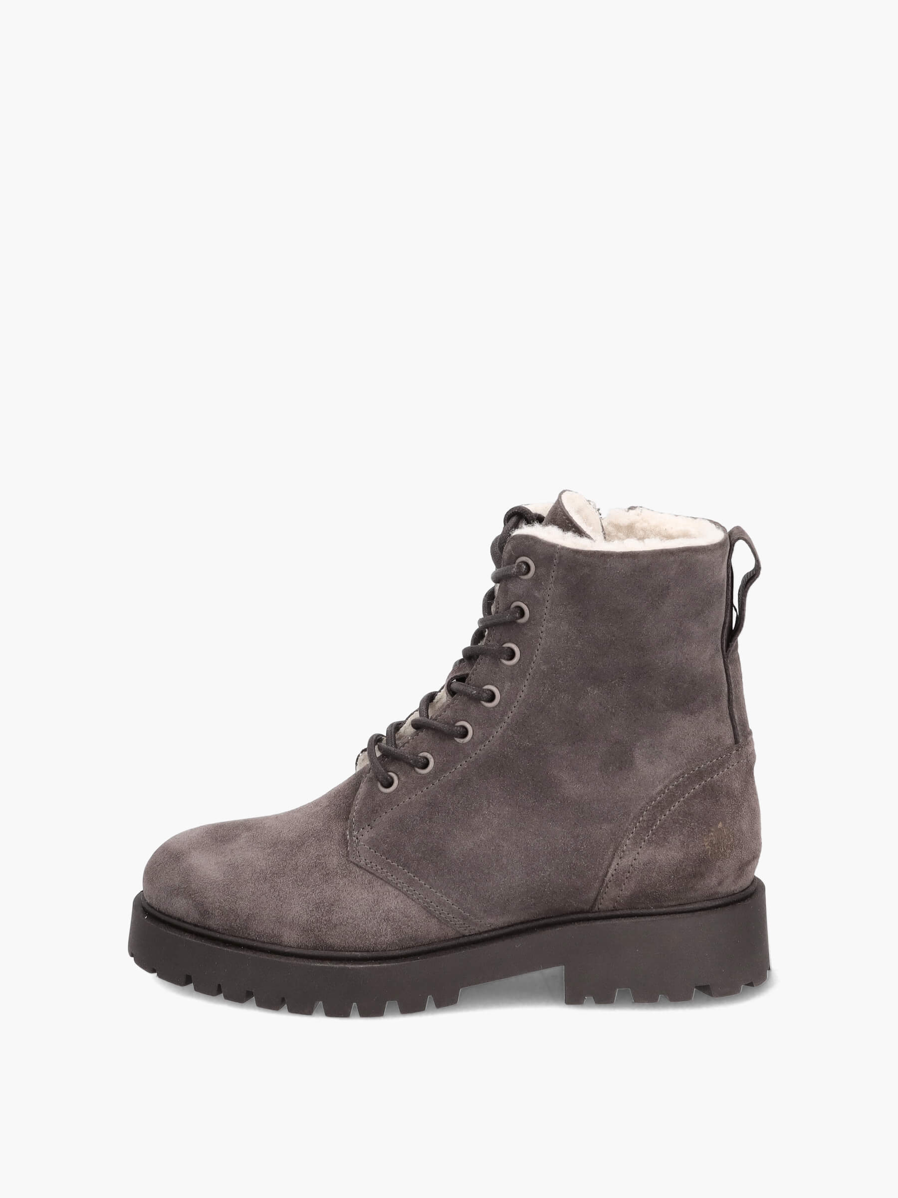 Schnürstiefeletten grau, Bekleidung, Schuhwerk, Schuh, Wildleder, Turnschuh