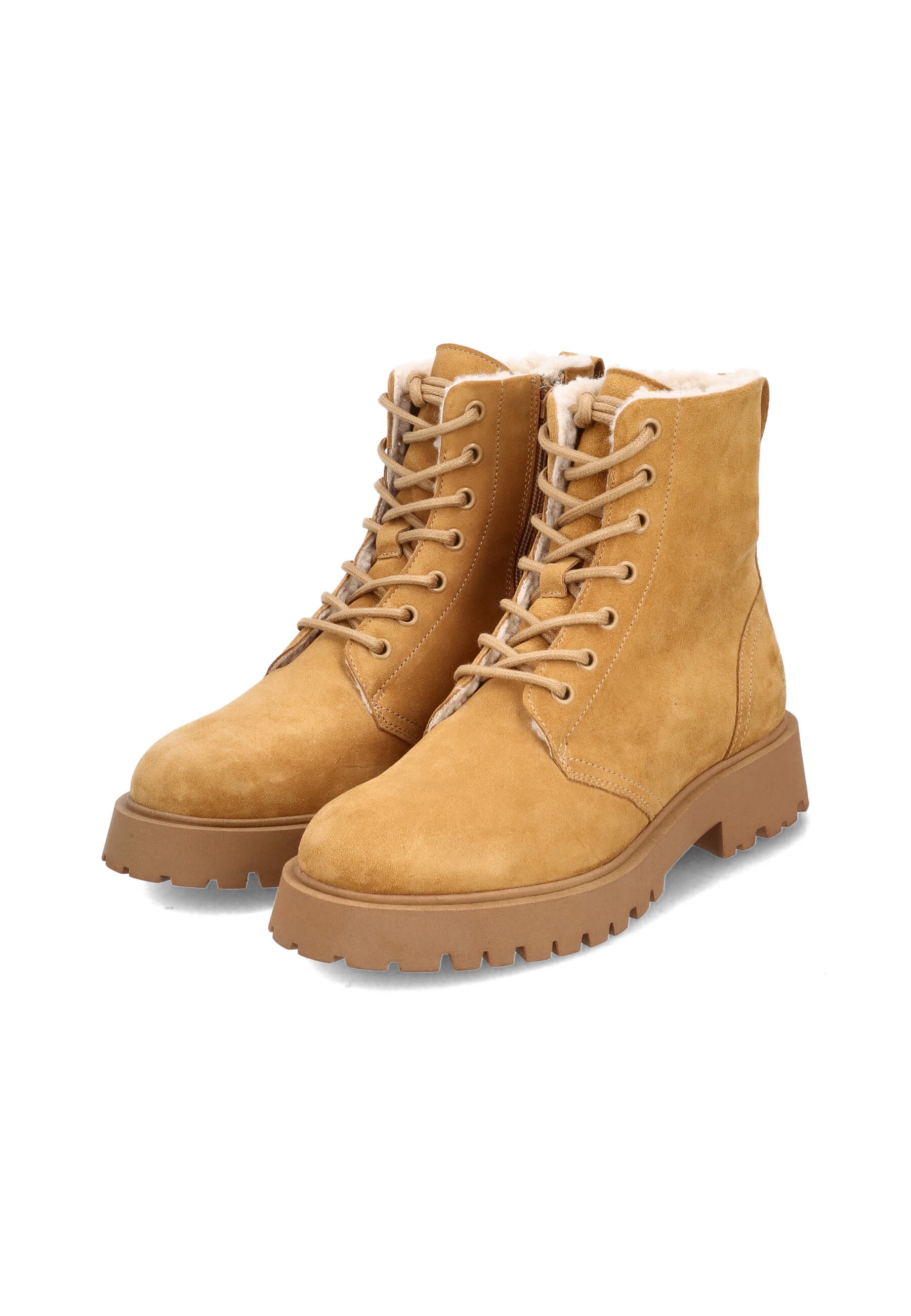 Schnürstiefeletten sand