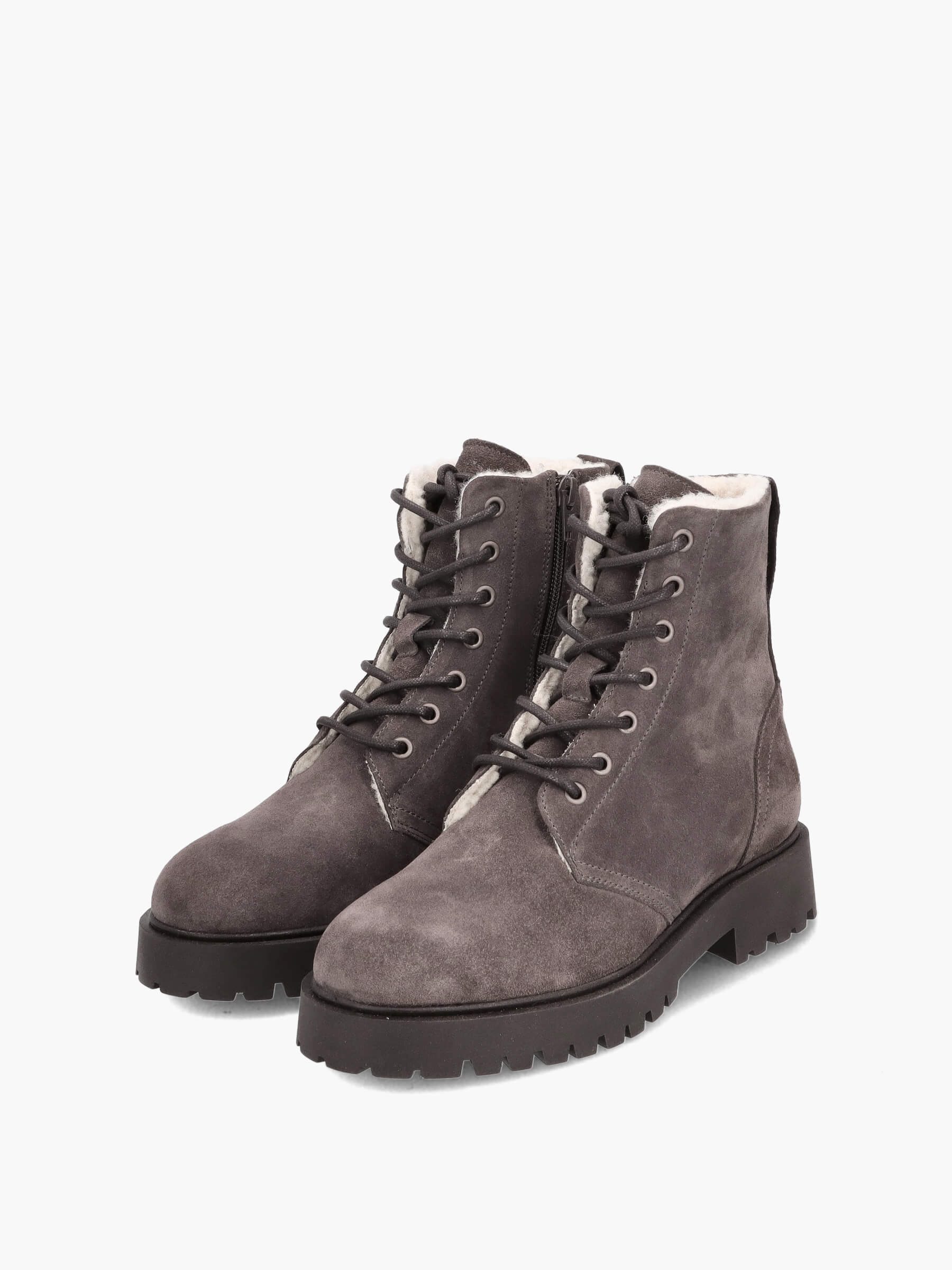 Schnürstiefeletten grau, Bekleidung, Schuhwerk, Schuh