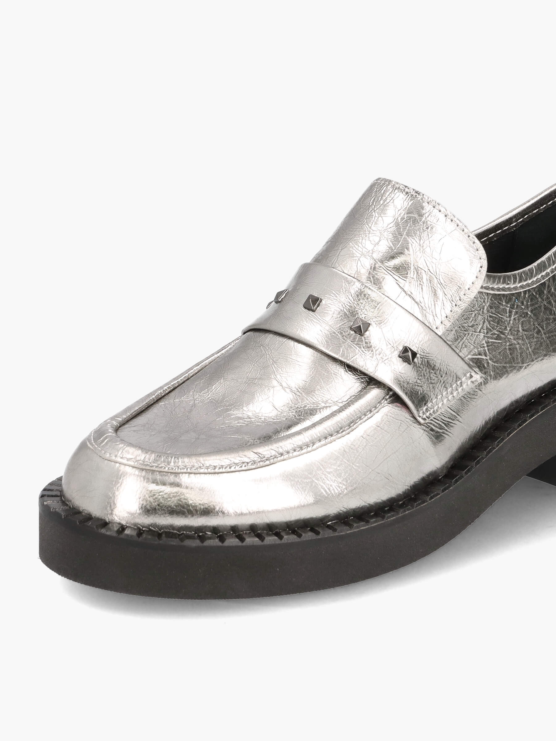 AW24-CANCUN46-000-000-Apple-of-Eden_6_BM Penny-Loafer silber, Bekleidung, Schuhwerk, Schuh, Sneaker, Sandale