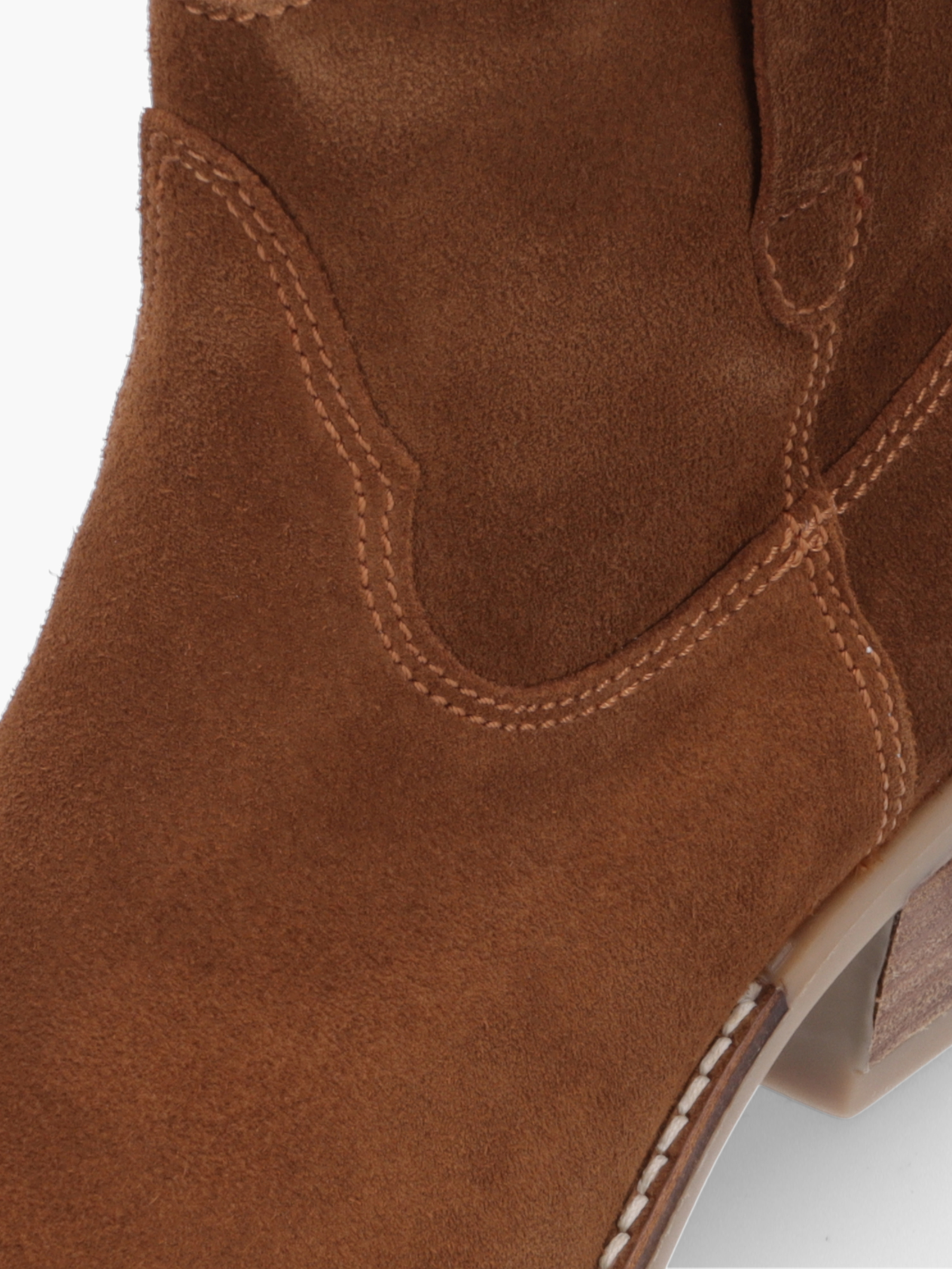 Cowboy Boots cognac, Bekleidung, Schuhwerk, Schuh, Wildleder