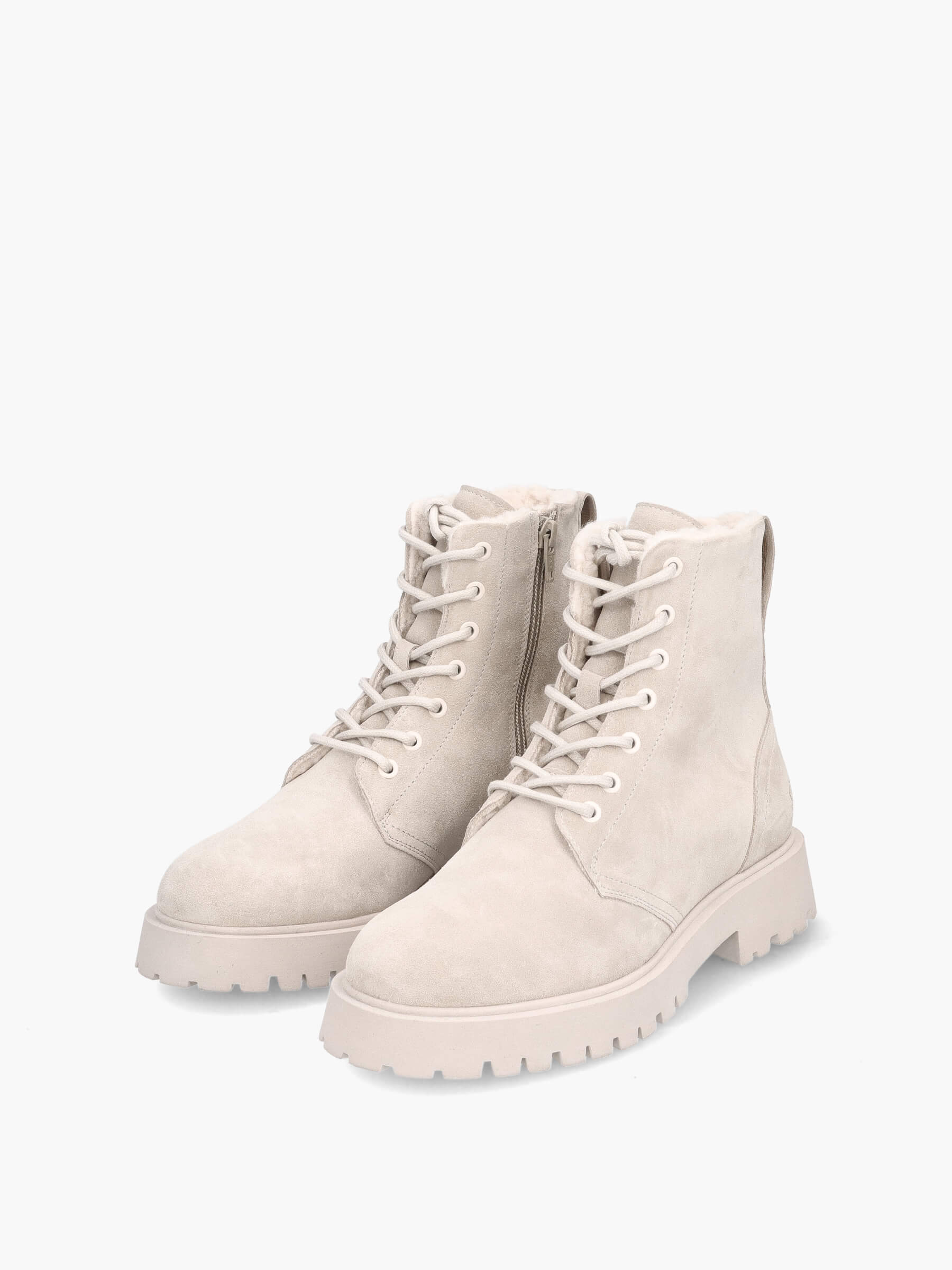 Schnürstiefeletten ivory, Bekleidung, Schuhwerk, Schuh, Sneaker
