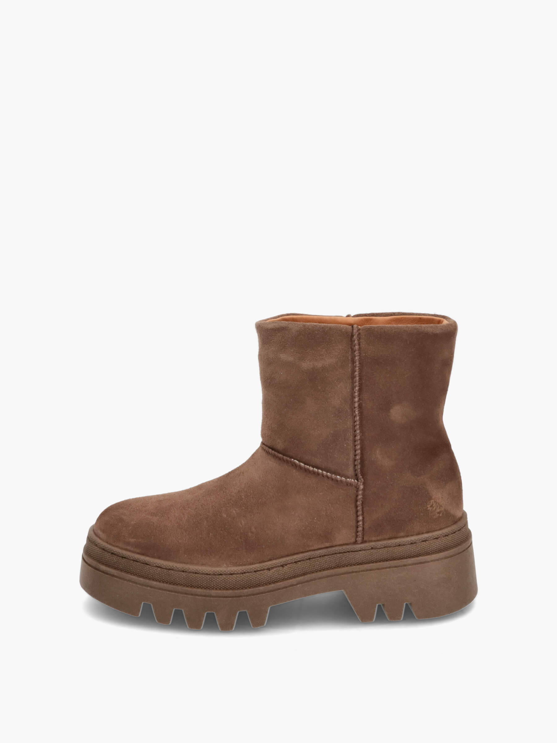  Stiefeletten brown, Bekleidung, Schuhwerk, Schuh, Wildleder
