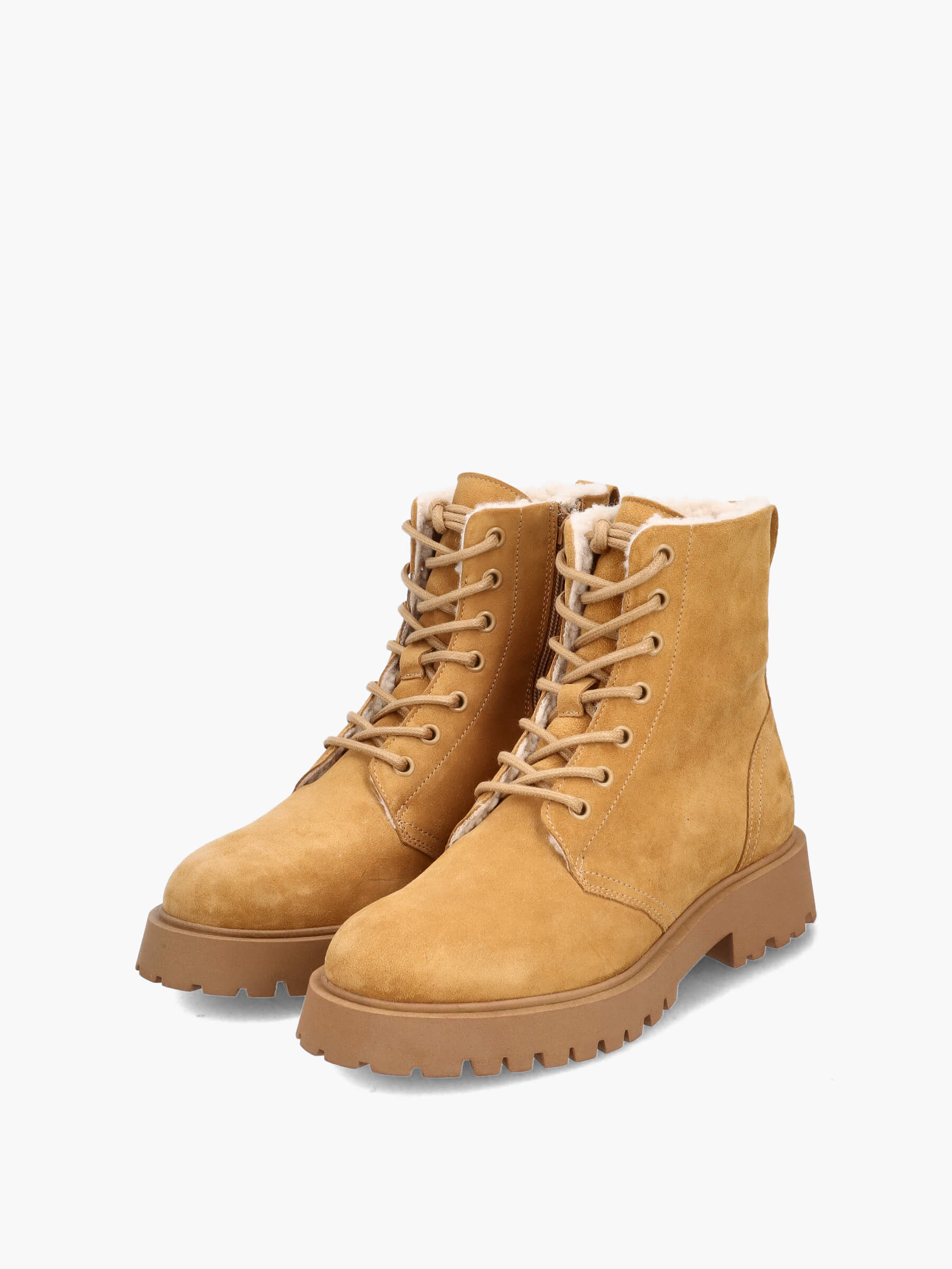 Schnürstiefeletten sand, Bekleidung, Schuhwerk, Schuh