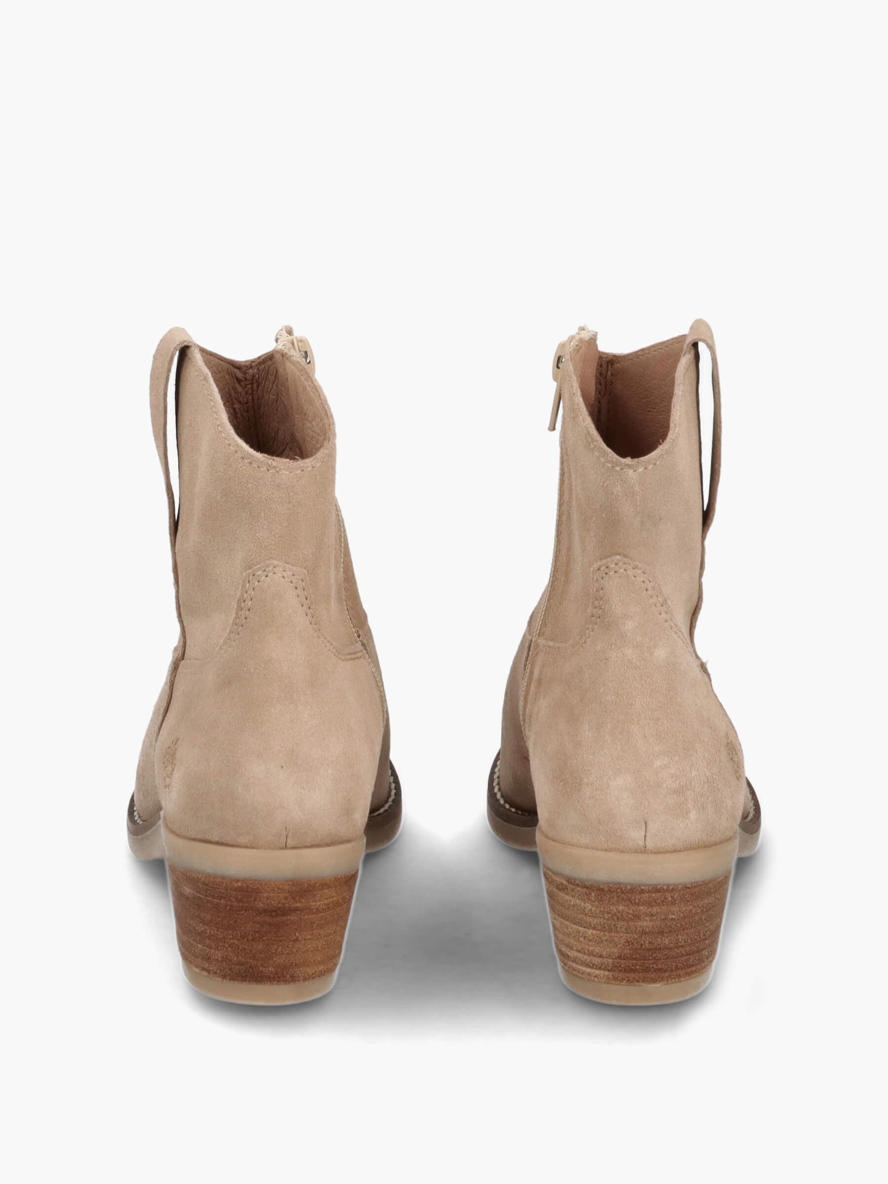 Cowboy Boots beige, Bekleidung, Schuhwerk, Schuh, Wildleder, Hoher Absatz