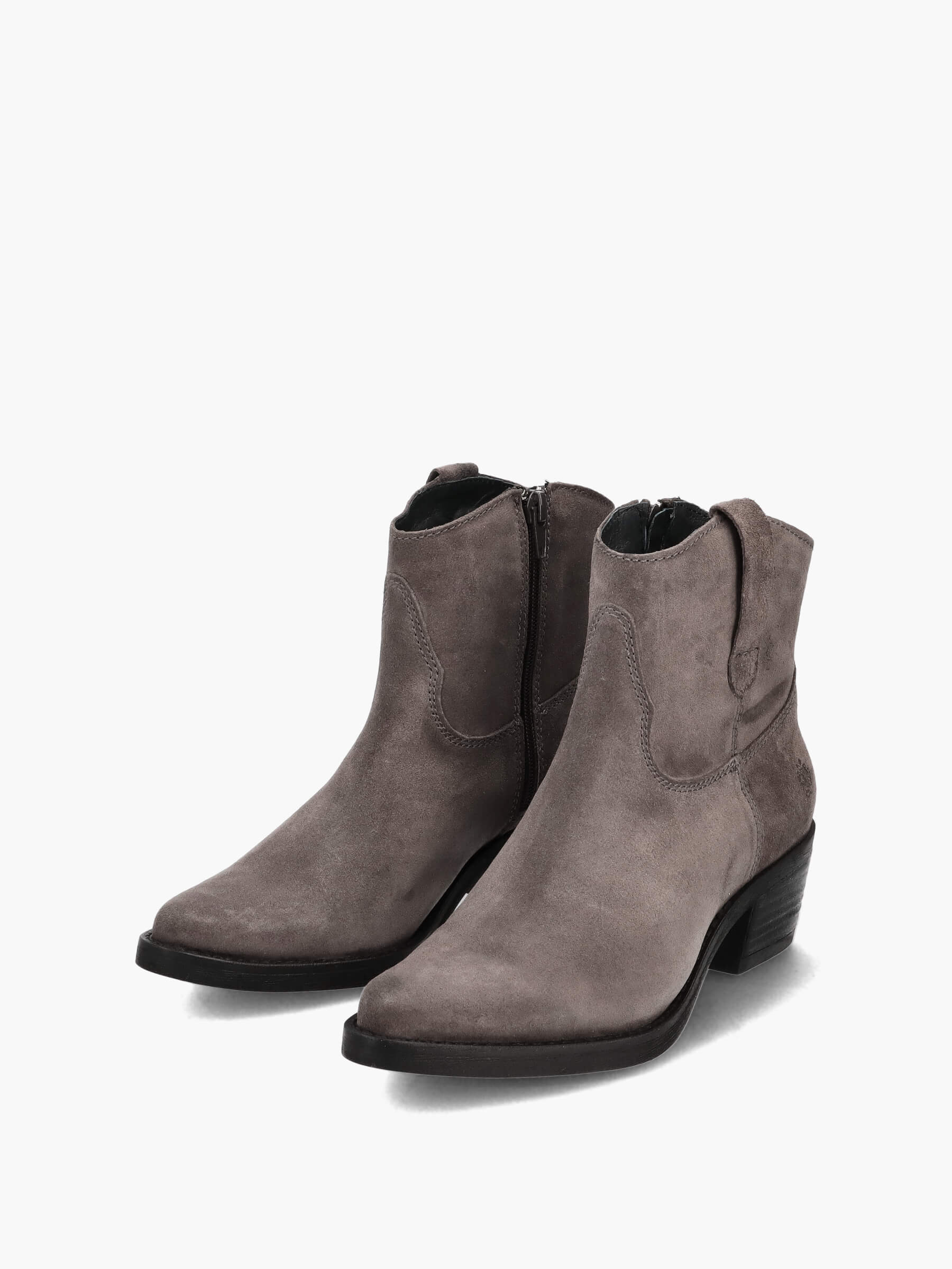 Cowboy Boots grau, Bekleidung, Schuhwerk, Schuh, Wildleder