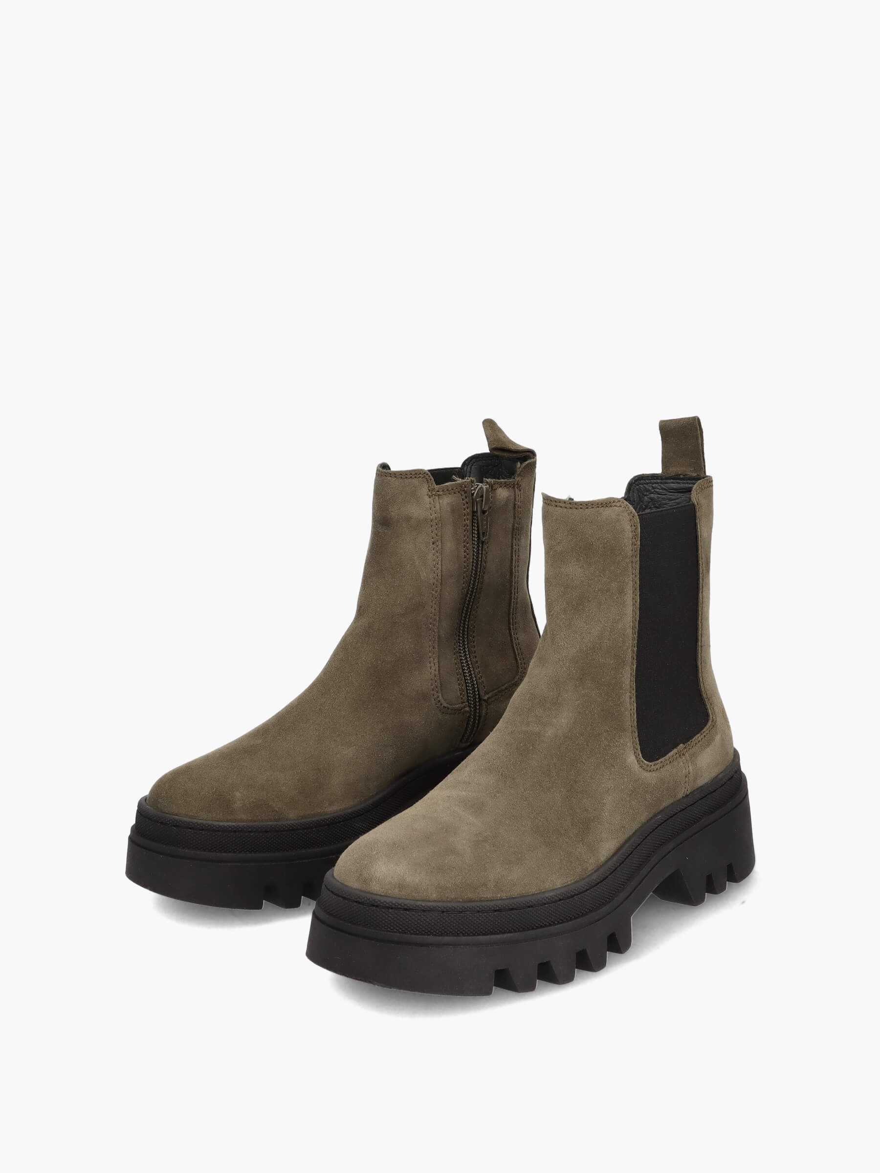 Chelsea Boots Khaki, Wildleder, Kleidung, Schuhwerk, Schuh
