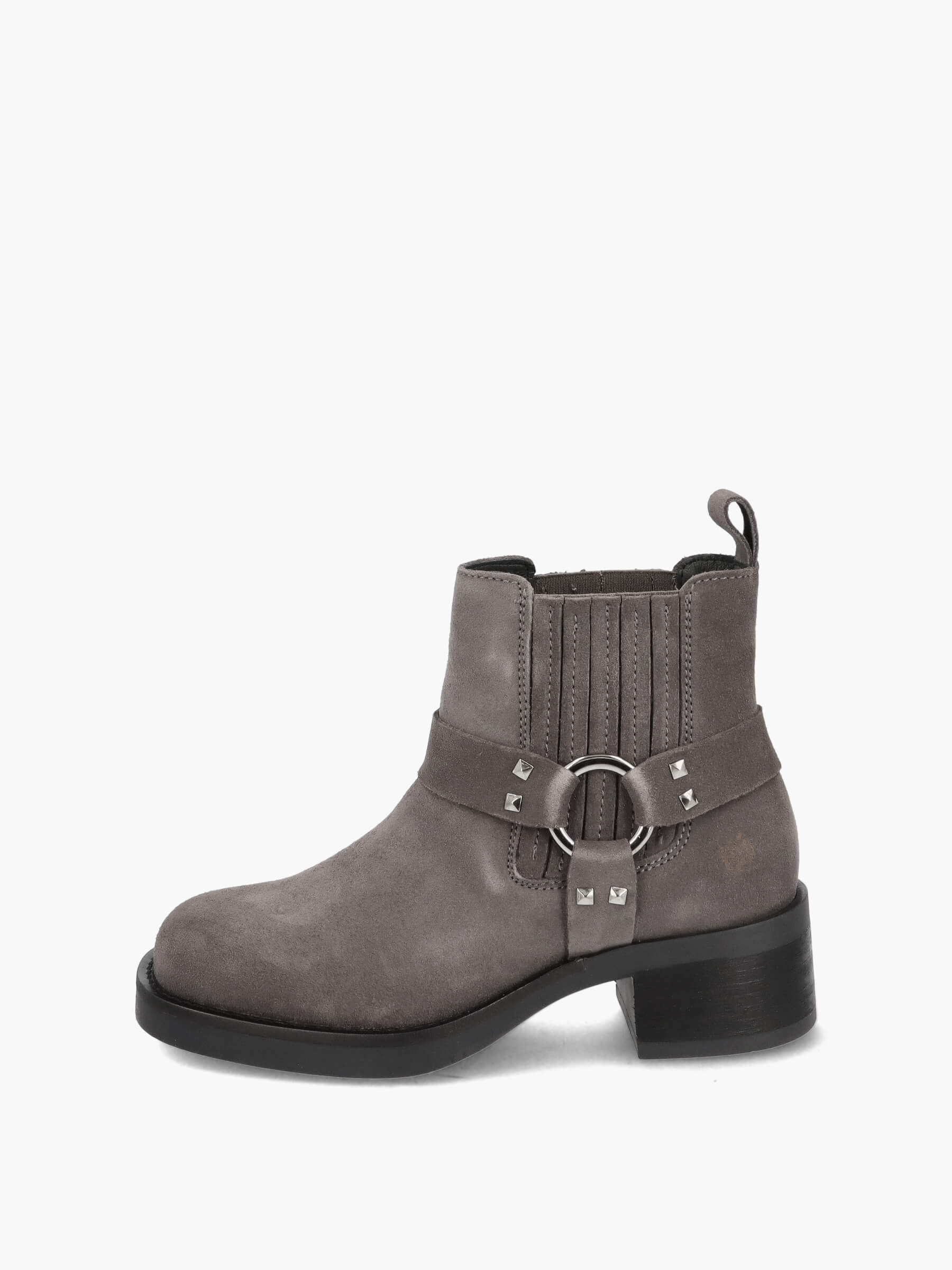 AW24-BALI14-dkgrey-000-000-Apple-of-Eden_2_BM Cowboy Boots dark grey, Bekleidung, Schuhwerk, Schuh, Wildleder