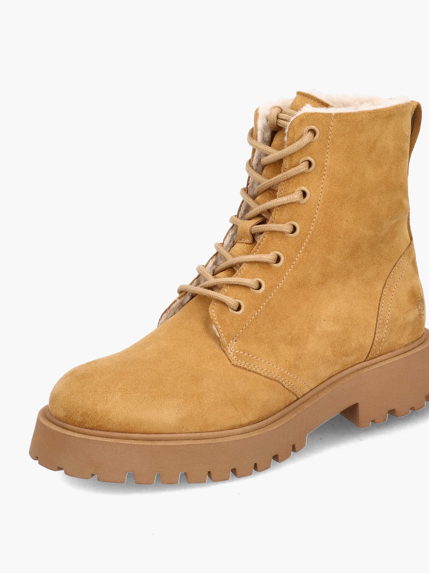 Schnürstiefeletten sand, Bekleidung, Schuhwerk, Schuh, Wildleder