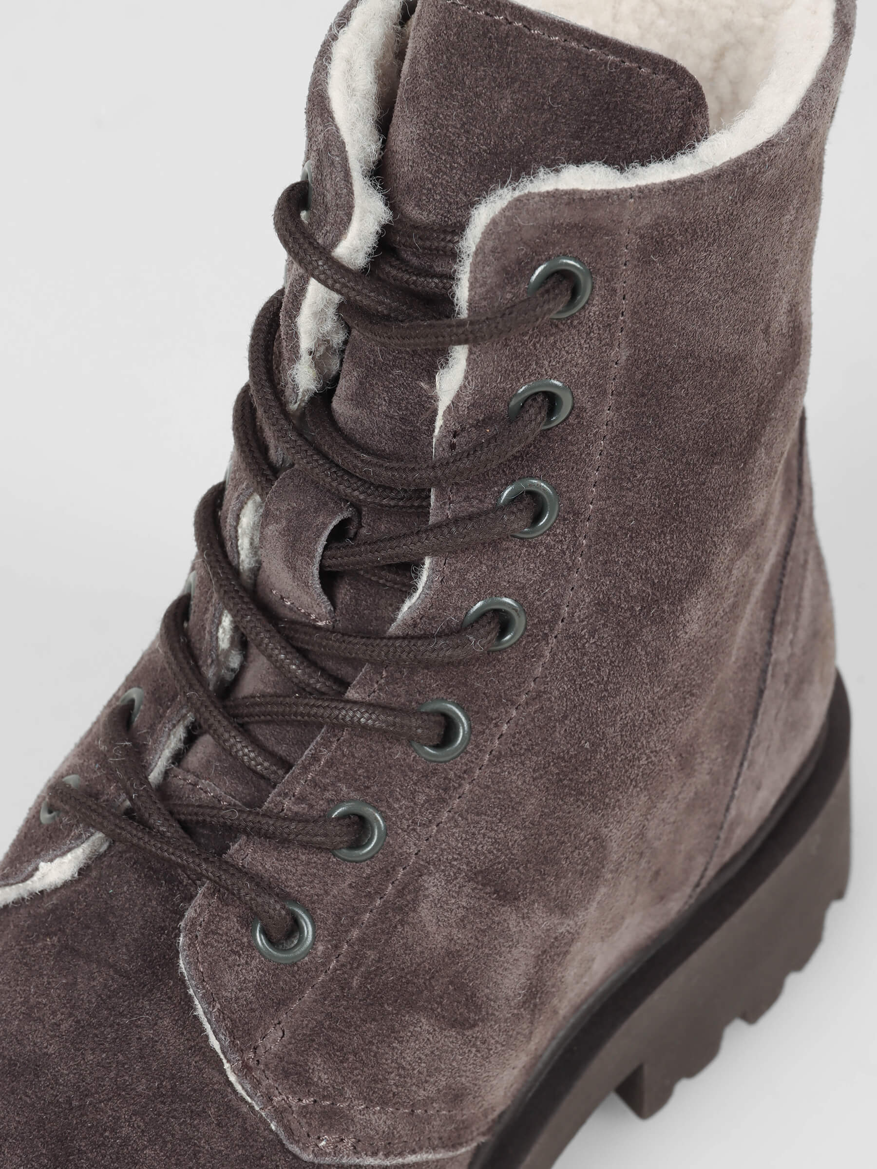Schnürstiefeletten grau, Bekleidung, Schuhwerk, Schuh