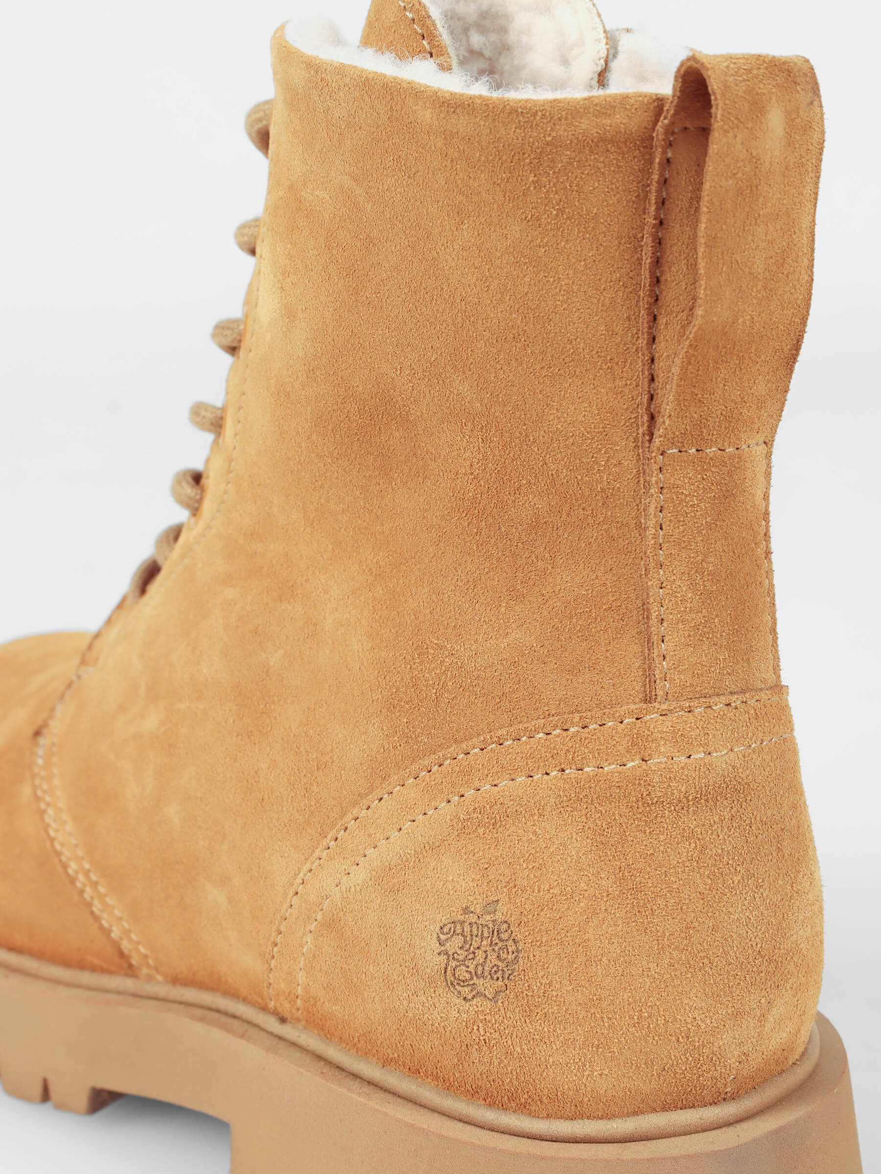 Schnürstiefeletten sand, Bekleidung, Schuhwerk, Schuh, Wildleder