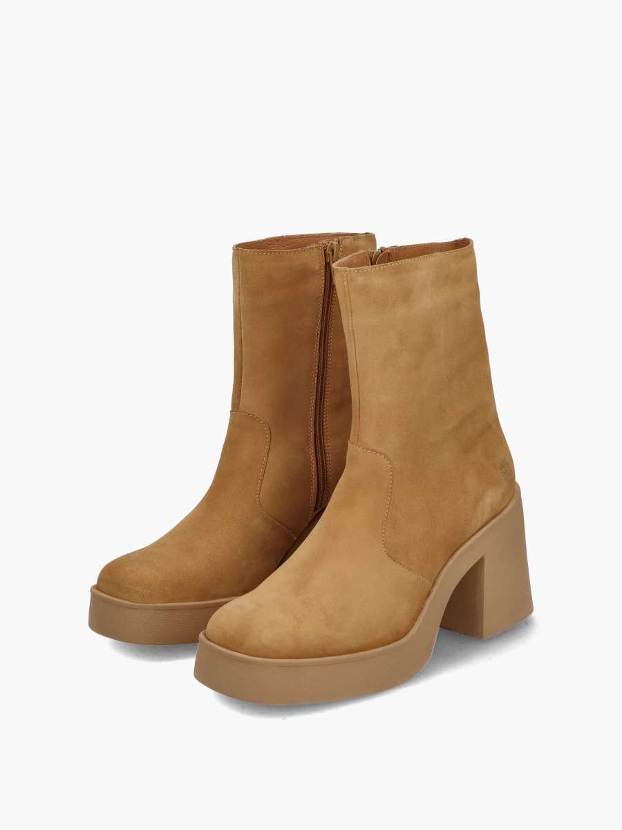 Plateau-Stiefeletten sand