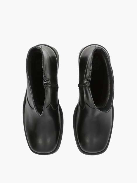 Plateau-Stiefeletten schwarz